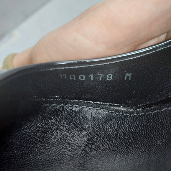 Louis Vuitton Black Patent Leather Madeleine Square Toe Pumps - Picture 3 of 11